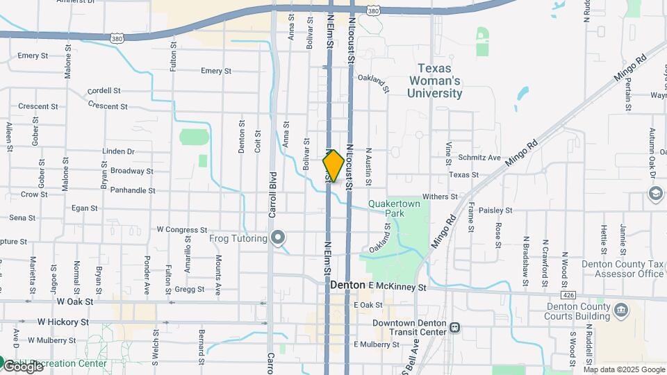 812 N Elm St Map and Location Details