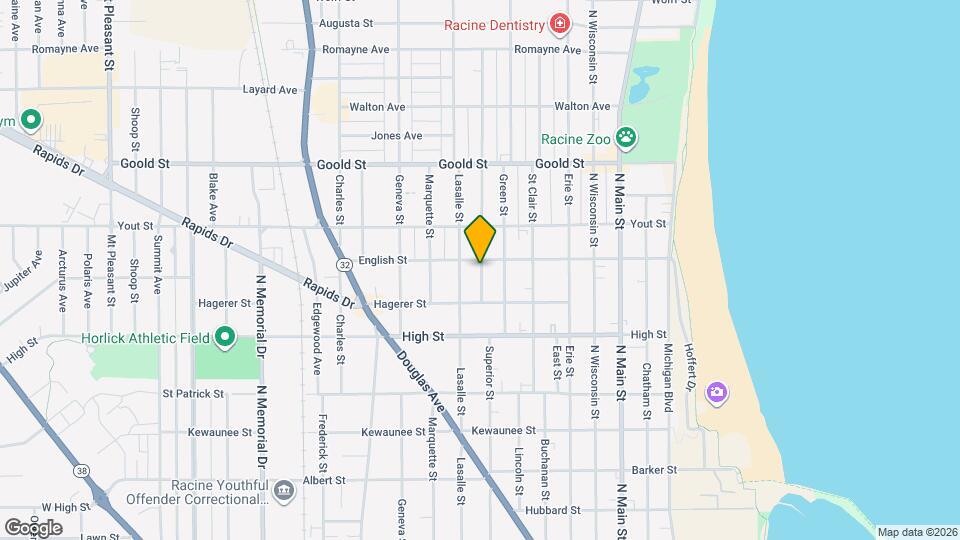 1836 Superior St Map and Location Details