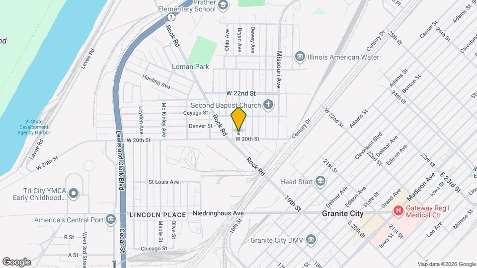 2015 Bryan Ave, Unit A Map and Location Details