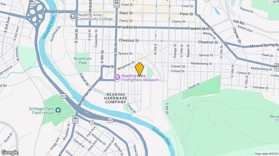 444 S 7th St Map and Location Details