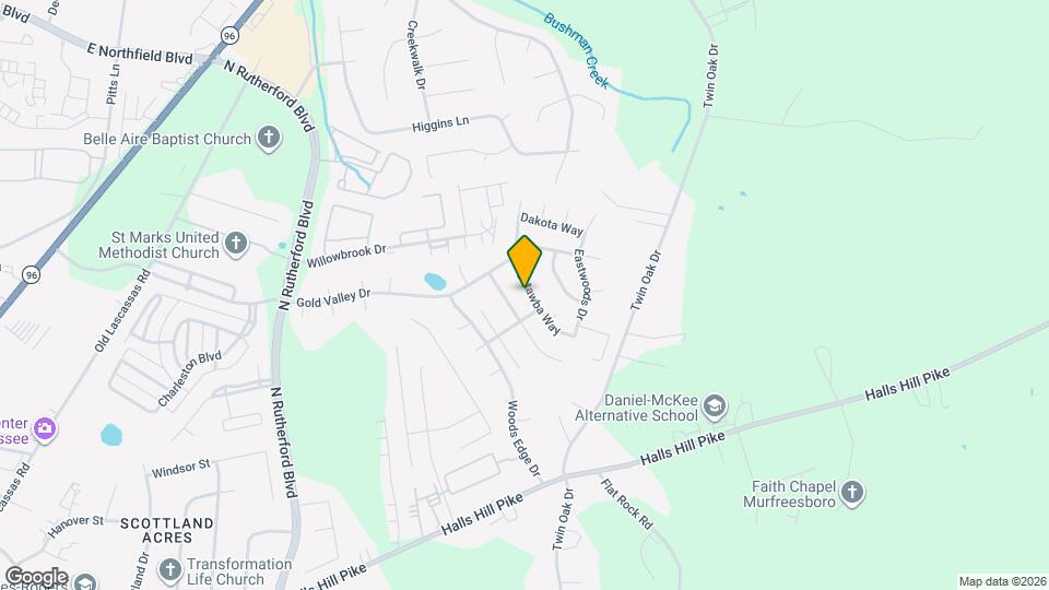 1217 Catawba Way Map and Location Details