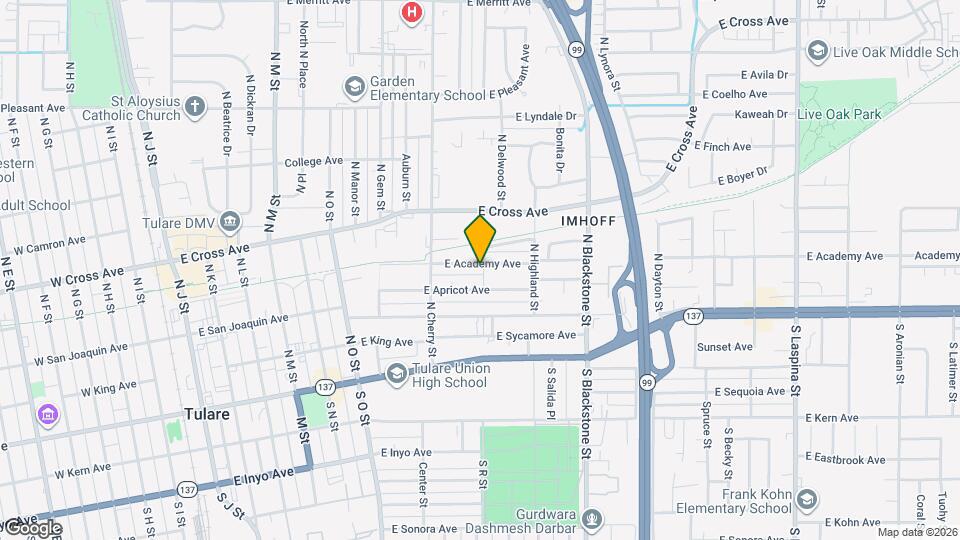 893 E Academy Ave Map and Location Details