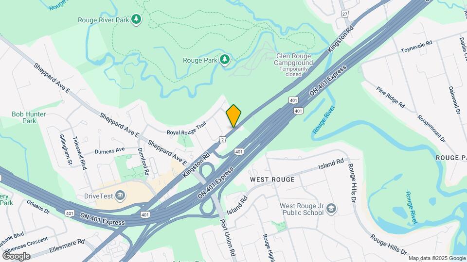 7439 Kingston Rd Map and Location Details