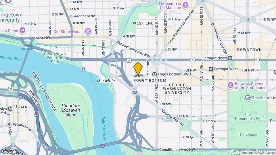 2420 I St NW Map and Location Details