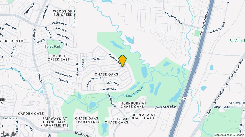 600 Post Oak Dr Map and Location Details