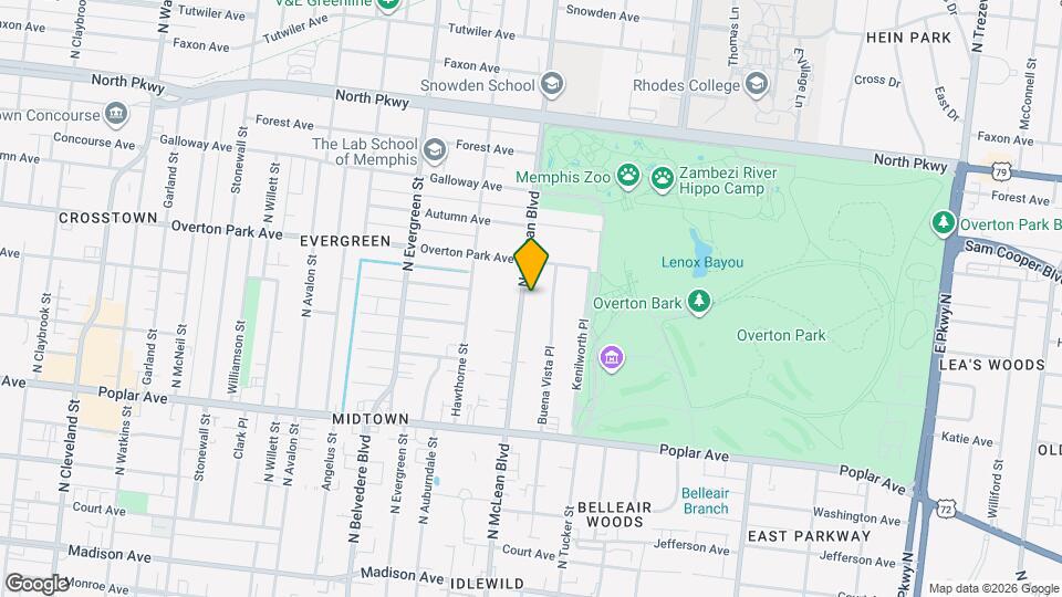 340 N McLean Blvd Mapa y Detalles de la Ubicación