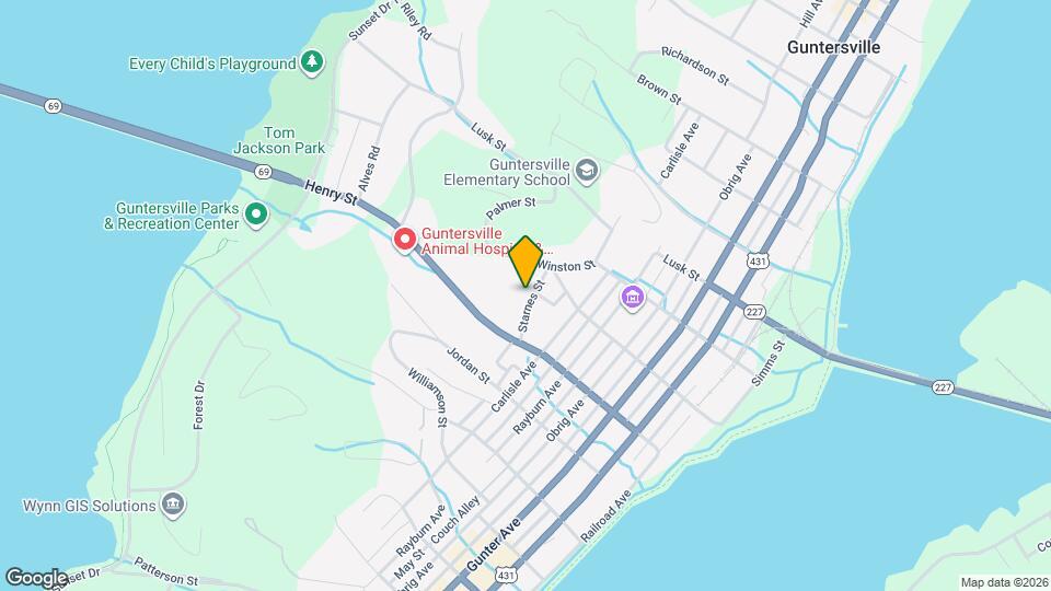 1316 Starnes St Map and Location Details