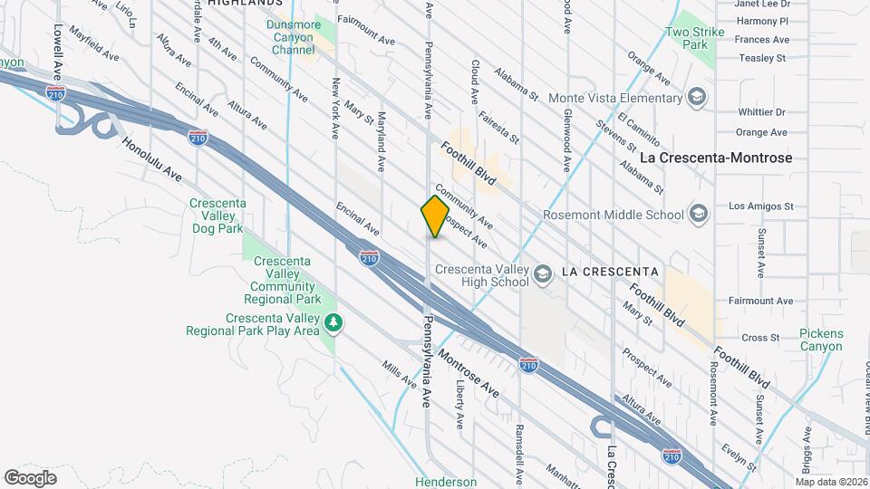 4306 Pennsylvania Ave Map and Location Details
