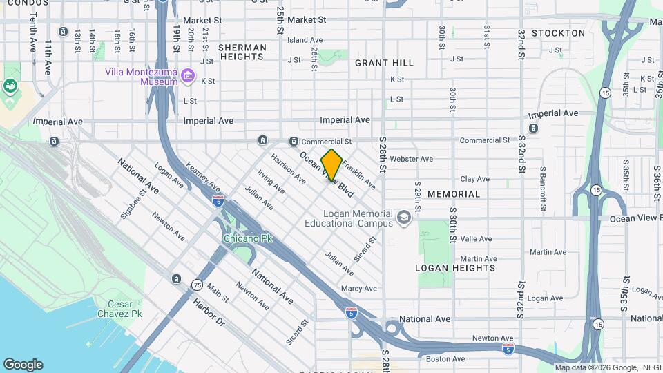 417 S Evans St Map and Location Details