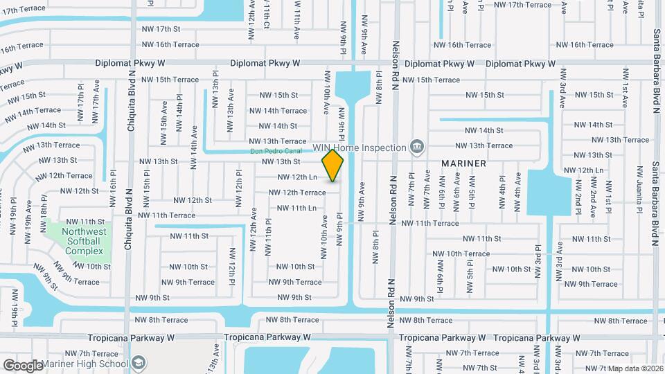 919 NW 12th Terrace Map and Location Details