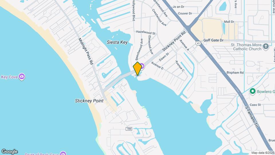 1546 Stickney Point Rd Map and Location Details