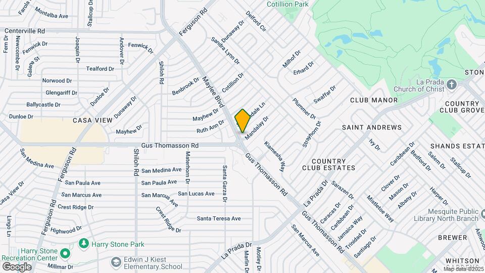 10803 Mandalay Dr Map and Location Details