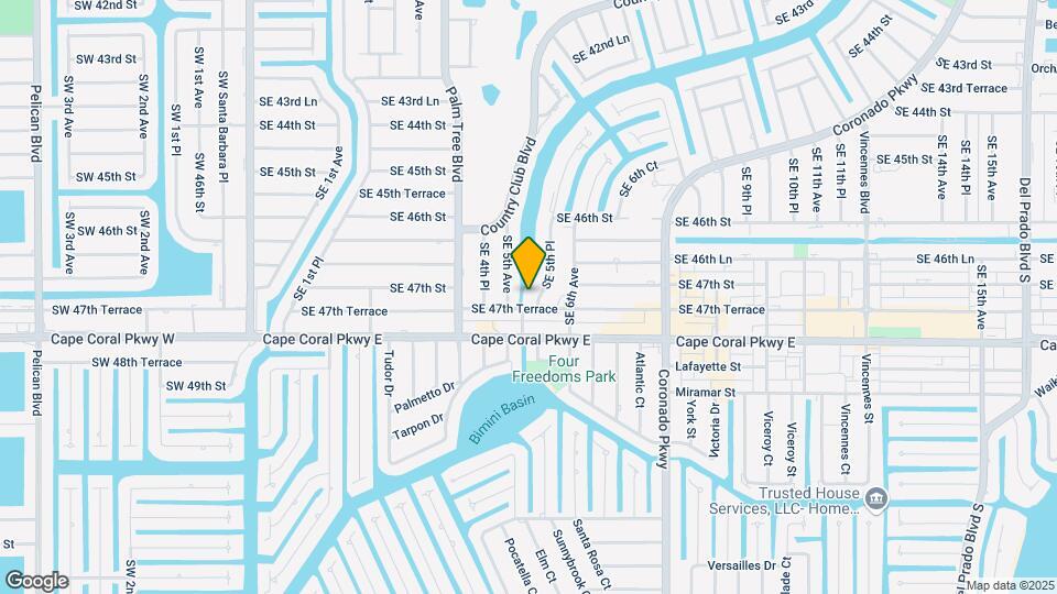 4708 SE 5th Pl Map and Location Details