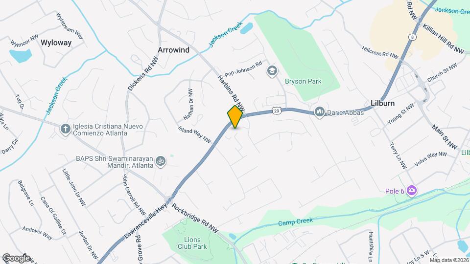 480 Rockfern Ct Map and Location Details