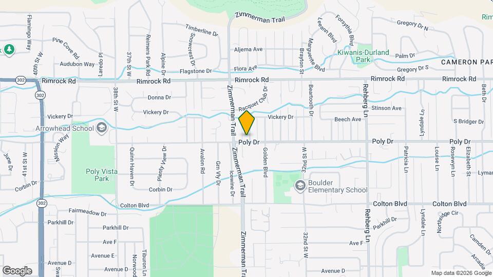 3329 Poly Dr Map and Location Details