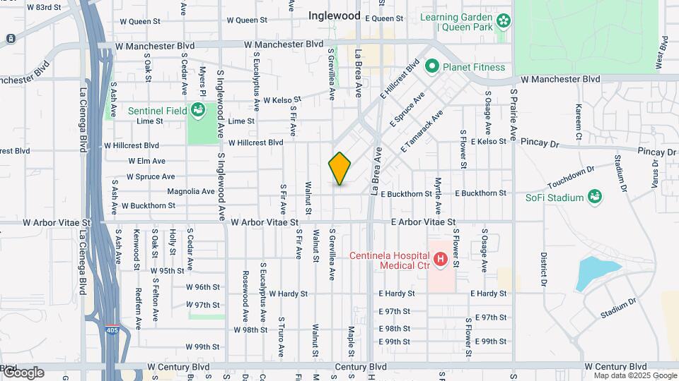 107 E Buckthorn St Map and Location Details