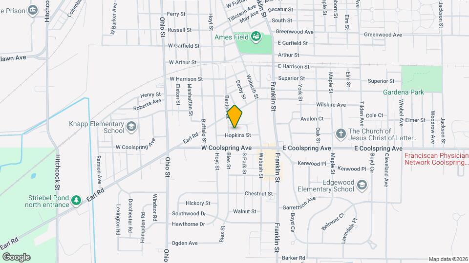 223 Hopkins St Map and Location Details