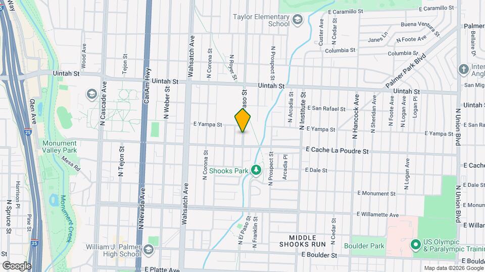 918 N El Paso St Mapa y Detalles de la Ubicación