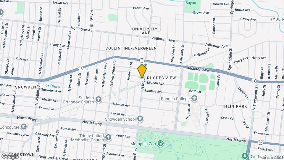 753 N McLean Blvd Map and Location Details