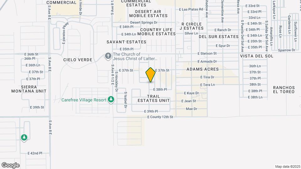 3801 S Organ Pipe Dr Map and Location Details