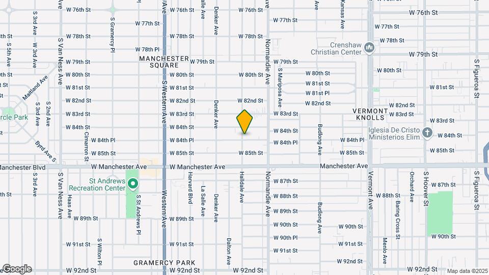 1457 W 84th Pl Map and Location Details