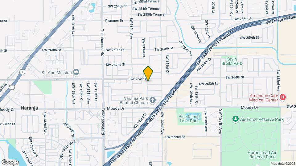 13271 SW 265th St Map and Location Details