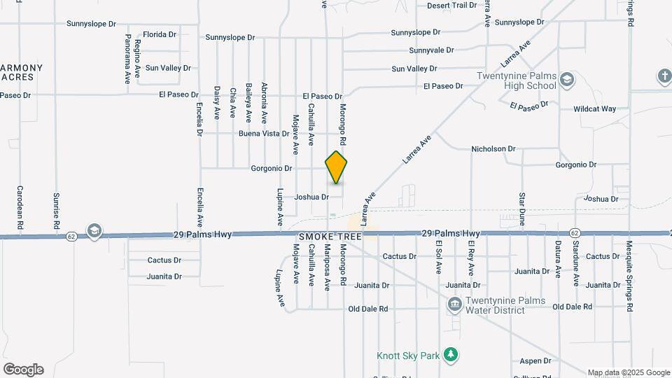 6356 Morongo Rd Map and Location Details