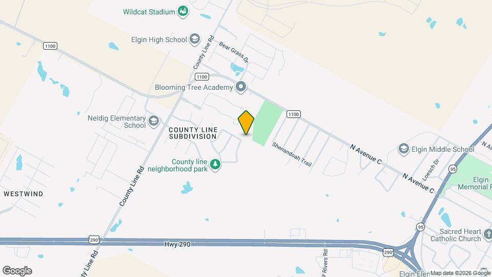 722 Lavaca Loop Map and Location Details