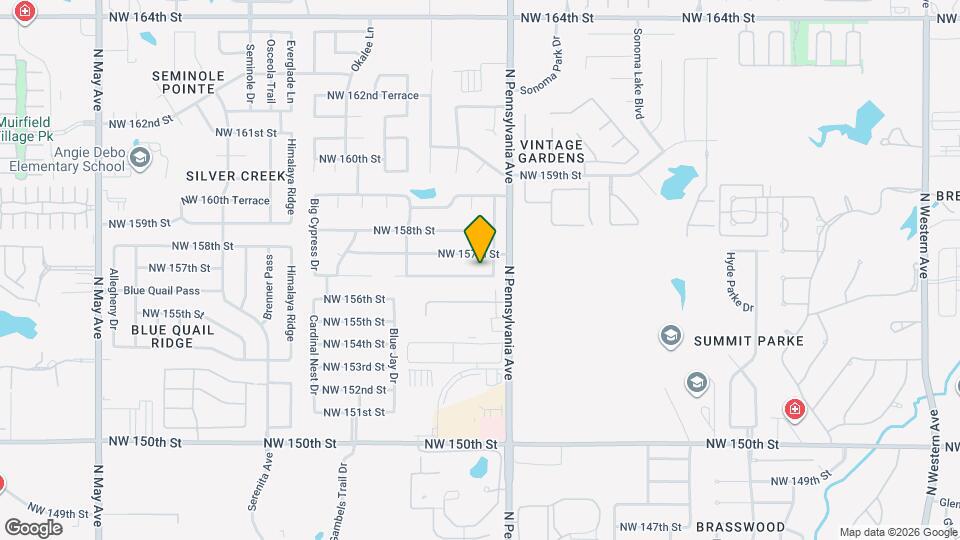 2117 NW 157th Terrace Map and Location Details