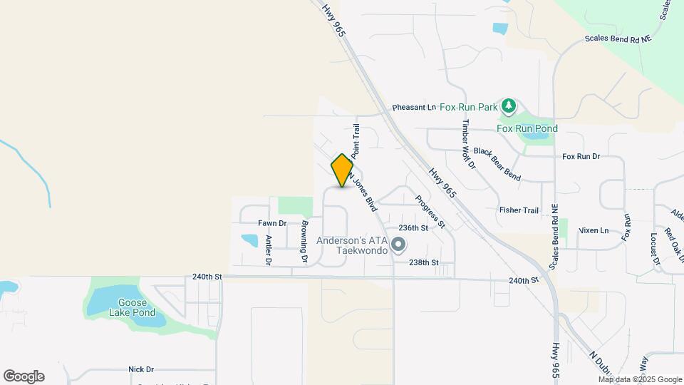 1552 Deerfield Dr Map and Location Details