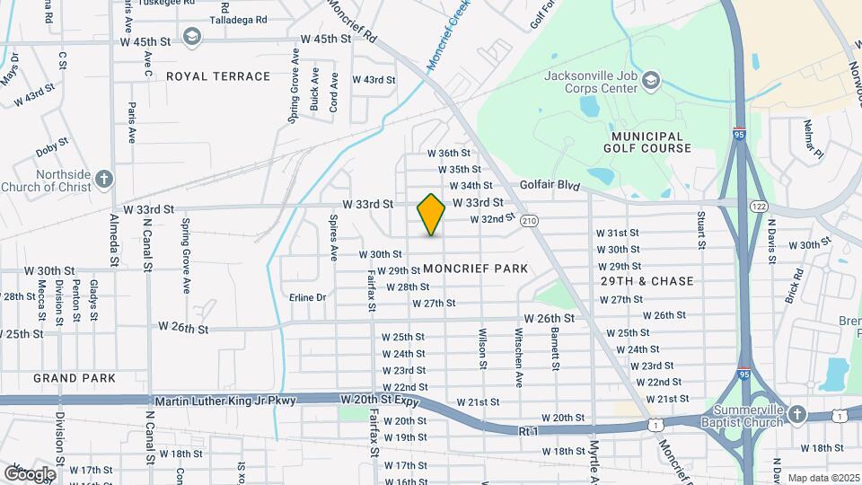 1624 W 31st St Map and Location Details