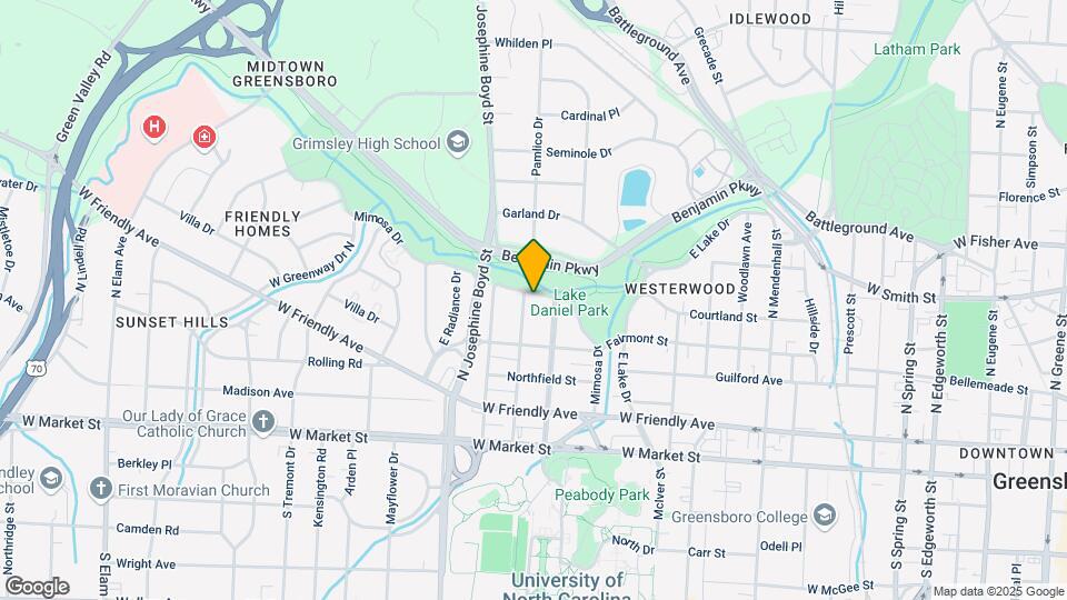 1407 Mimosa Dr-Unit -Unit B Map and Location Details
