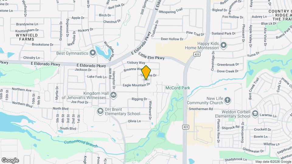 2317 Capeland Dr Mapa y Detalles de la Ubicación