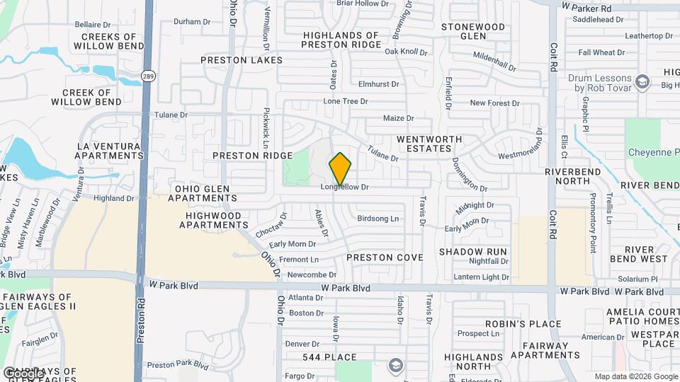 4464 Longfellow Dr Map and Location Details