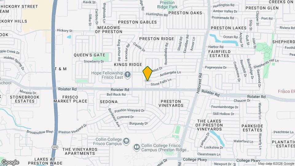 10218 Stone Falls Ln Map and Location Details