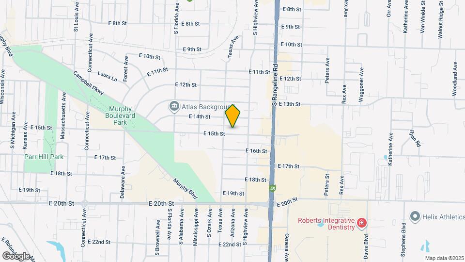 2811 E 15th St Map and Location Details