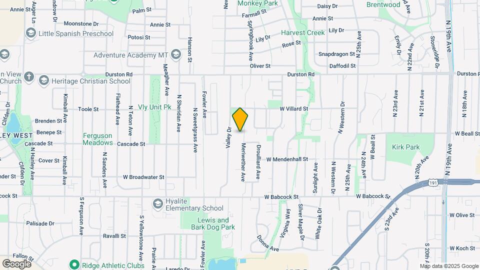 303 Meriwether Ave Map and Location Details