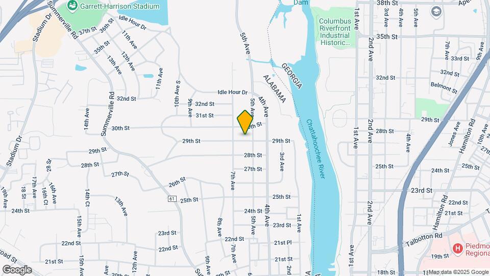 502 29th St Map and Location Details