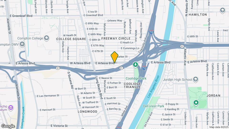 238 E Artesia Blvd Map and Location Details