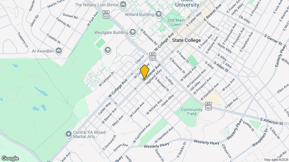 538 W Beaver Ave Mapa y Detalles de la Ubicación