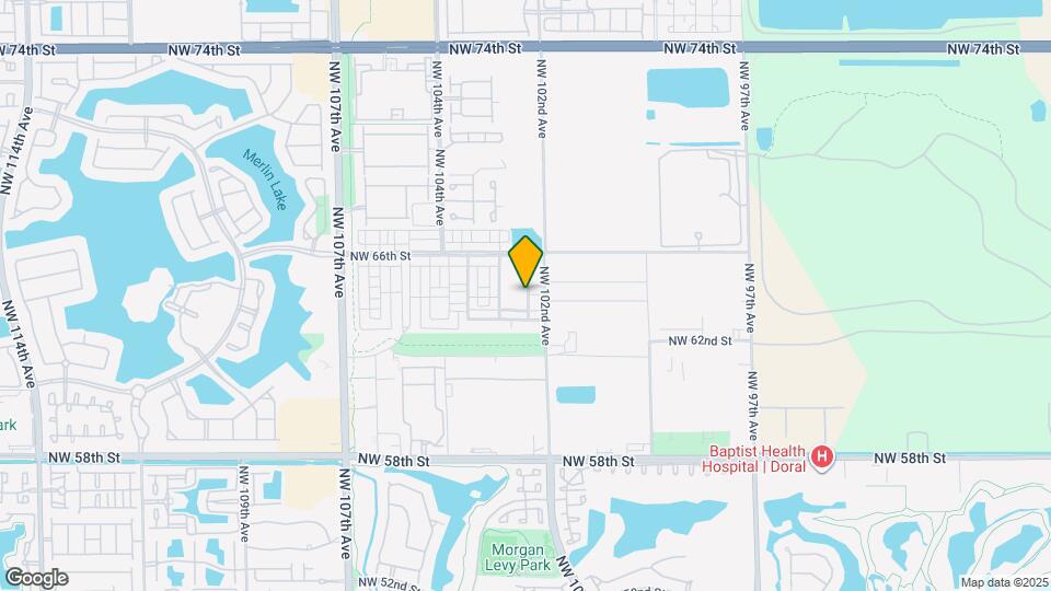 10229 NW 64th Ter, Unit #107 Mapa y Detalles de la Ubicación