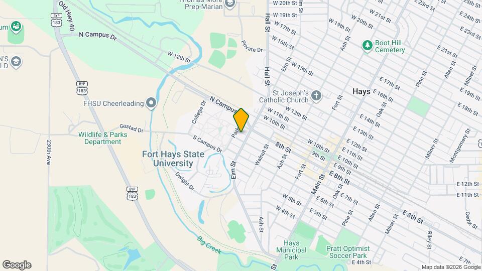 505 W 7th St Map and Location Details