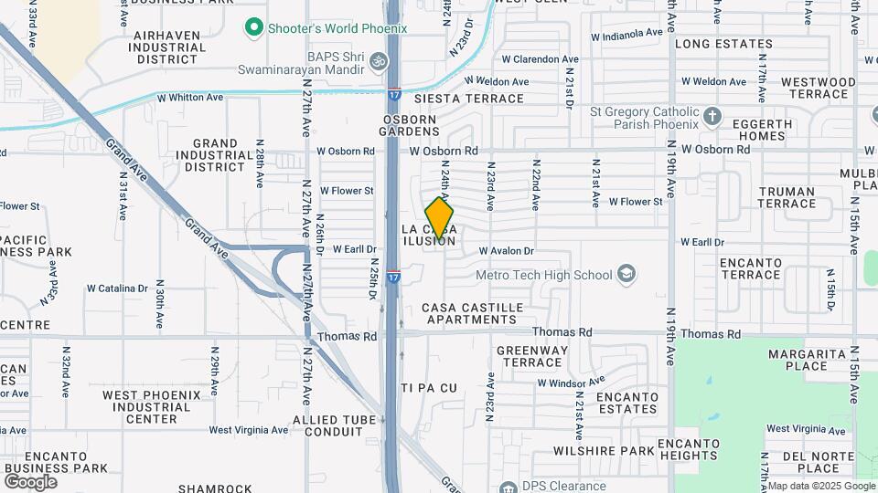 3025 N 24th Dr Map and Location Details