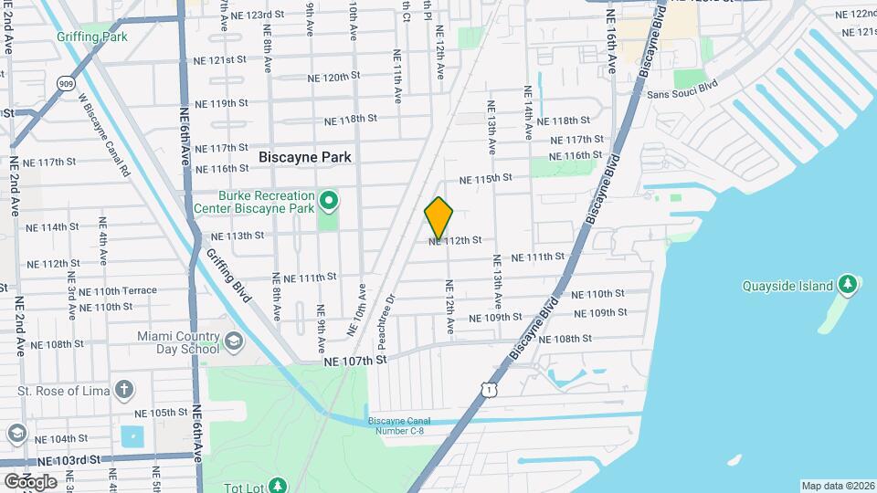 1178 NE 112th St Map and Location Details