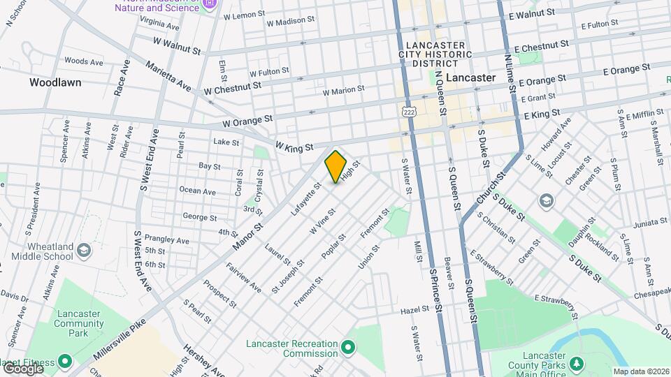 465 High St Mapa y Detalles de la Ubicación