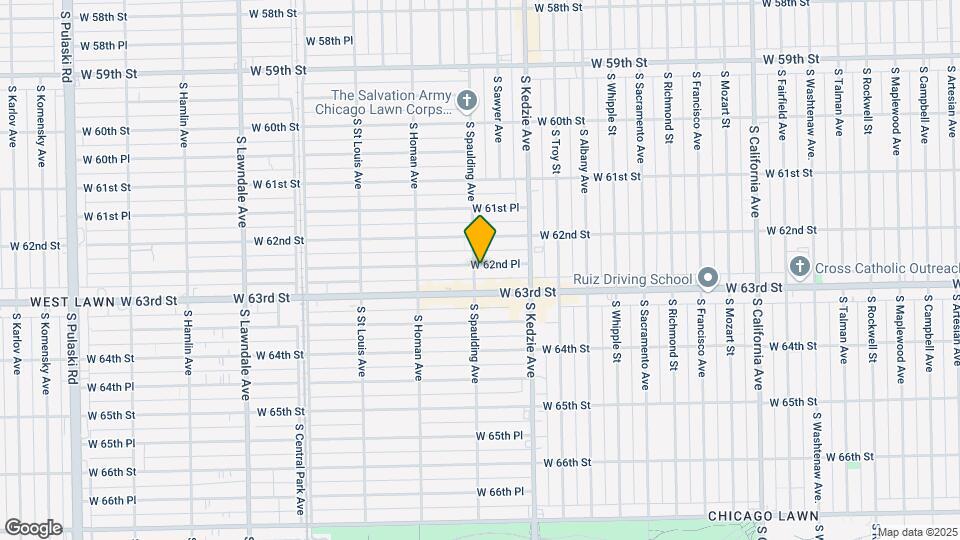 3255-3259 W 62nd Pl Map and Location Details