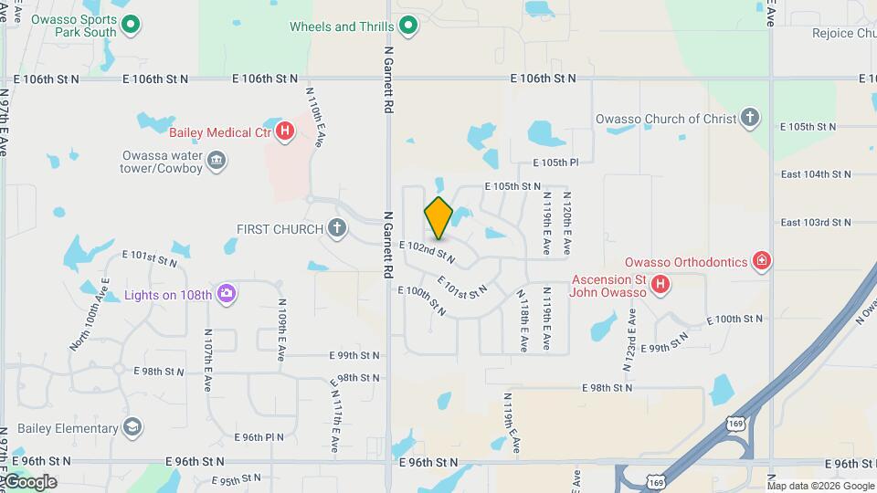 11505 E 102nd St N Mapa y Detalles de la Ubicación