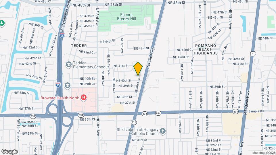 4011 NE 8th Ave Map and Location Details