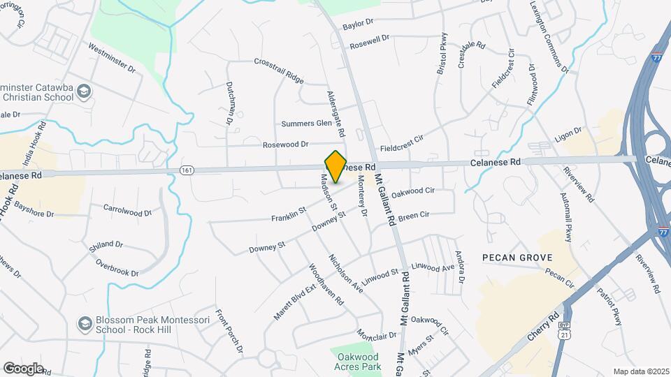 2213 Franklin St Map and Location Details