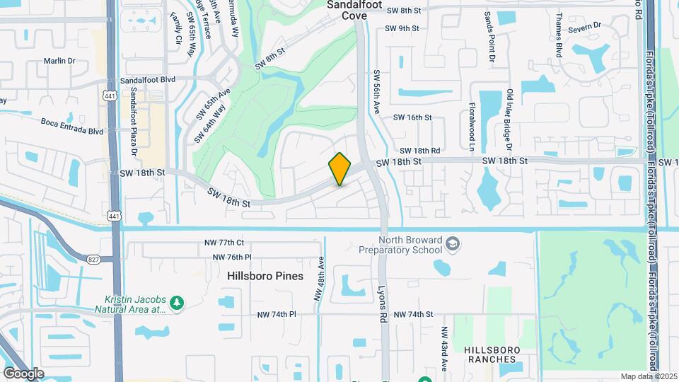 9114 SW 20th St Map and Location Details